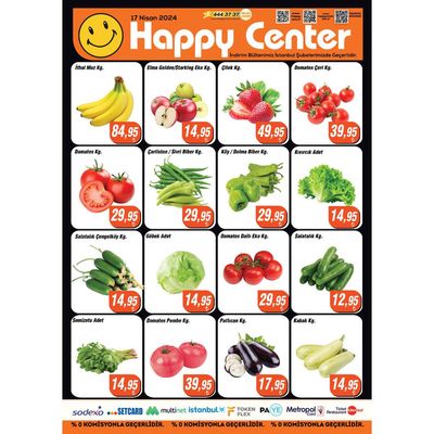 Happy Center kataloğu, Gönen (Balıkesir) | Haftalık Broşür | 19.04.2024 - 03.05.2024