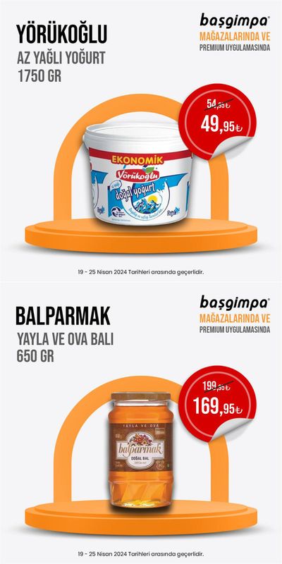 Süpermarketler fırsatları, Zonguldak | İşte haftanın şahane indirimleri! de Başgimpa | 19.04.2024 - 25.04.2024