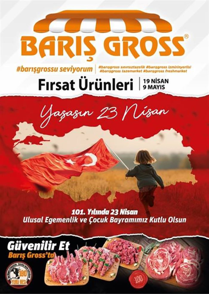 Barış Gross Market kataloğu, Kurucuova (İzmir) | Firsat Urunleri | 19.04.2024 - 09.05.2024