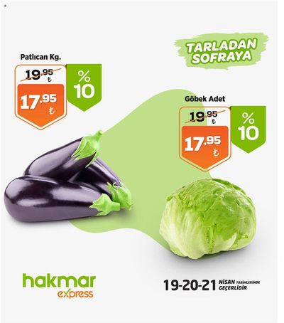 Süpermarketler fırsatları, Sapanca | Katalog de Hakmar Express | 19.04.2024 - 21.04.2024