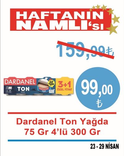 Namlı Hipermarketleri kataloğu, Görele (İstanbul) | Dardanel Ton Yagda | 23.04.2024 - 07.05.2024
