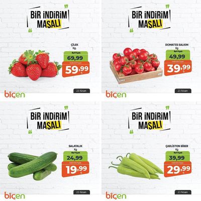 Süpermarketler fırsatları | Biçen Market katalog de Biçen Market | 23.04.2024 - 07.05.2024