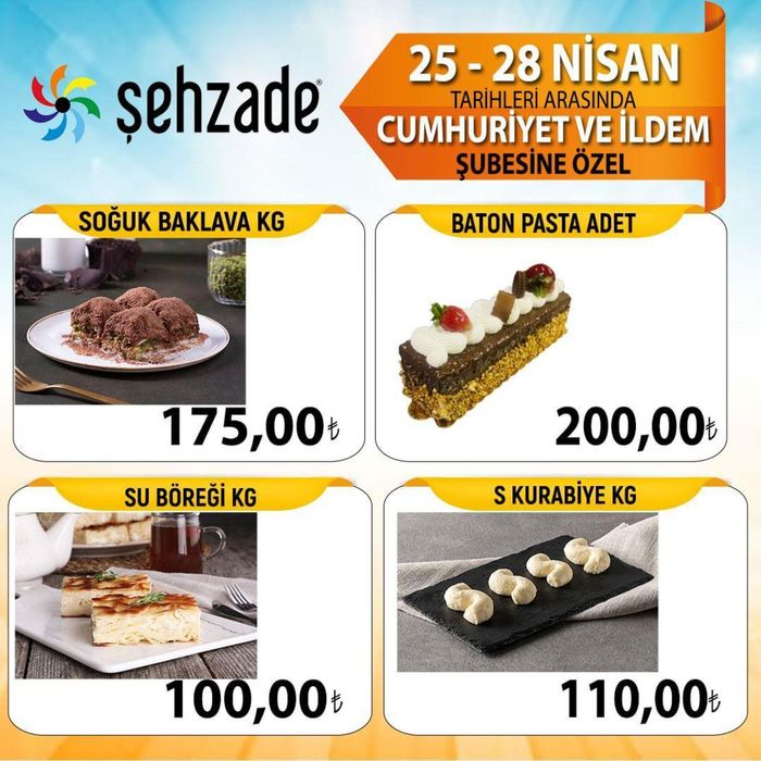 Şehzade kataloğu, Kayseri | Åžehzade katalog | 26.04.2024 - 10.05.2024