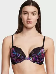 Victoria’s Secret içinde 69,95 TL fiyatına Shine Strap Lace Trim Push-Up Bra fırsatı