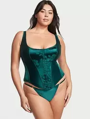 Victoria’s Secret içinde 99,95 TL fiyatına VS Archives Burnout Satin Corset Set fırsatı