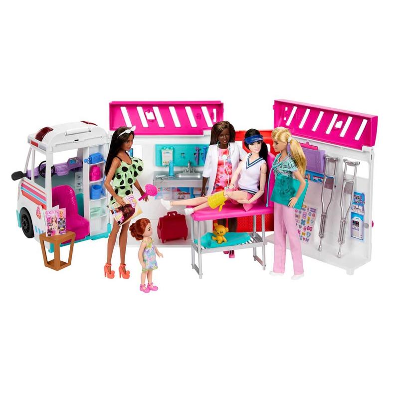 Toyzz Shop içinde 1599,99 TL fiyatına Barbie Dönüşen Ambulans ve Klinik Oyun Seti HKT79 fırsatı