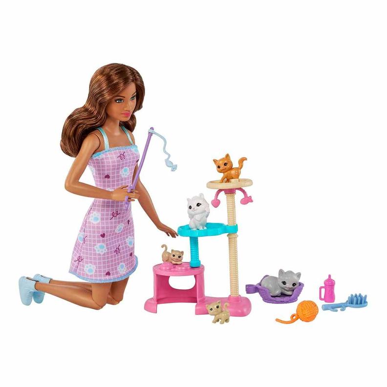 Toyzz Shop içinde 399,99 TL fiyatına Barbie ve Yavru Kedileri Oyun Seti HHB70 fırsatı