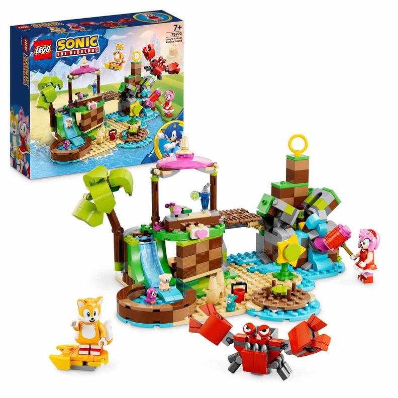 Toyzz Shop içinde 1231,23 TL fiyatına LEGO® Sonic the Hedgehog™ Amy’nin Hayvan Kurtarma Adası 76992 - 7 Yaş ve Üzeri Çocuklar için Yaratıcı Oyuncak Yapım Seti (388 Parça) fırsatı