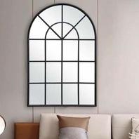 Tepe Home içinde 5130 TL fiyatına Windowpane Duvar Aynası Siyah fırsatı