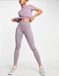  içinde 99,99 TL fiyatına Nike Running GO Dri-FIT high impact mid rise 7/8 leggings in light pink fırsatı