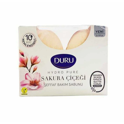 Show Market içinde 49,5 TL fiyatına Duru Hydro Pure Sakura Çiçeği Kalıp Sabun 2 x 135 gr fırsatı