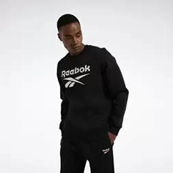 Reebok içinde 899,99 TL fiyatına Rbk sarne c neck sweat siyah erkek sweatshirt fırsatı