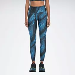 Reebok içinde 2399,99 TL fiyatına Lux bold aop tight mavi kadın tayt fırsatı