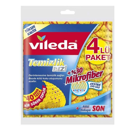 Pekdemir içinde 69,97 TL fiyatına Vileda Temizlik Bezi Tırtıklı Nolovon 4+1 fırsatı