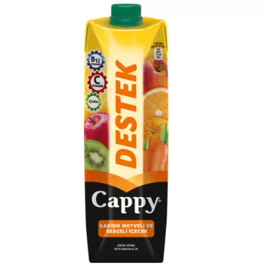 Pekdemir içinde 55 TL fiyatına Cappy 1 Lt Destek Tetra fırsatı