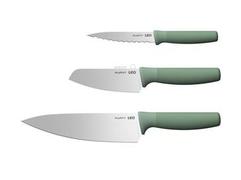 English Home içinde 559,99 TL fiyatına Berghoff Leo Balance Forest Paslanmaz Çelik 3'lü Bıçak Seti Yeşil fırsatı