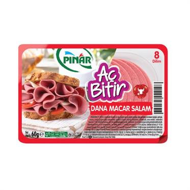 Onur Market içinde 47 TL fiyatına Pınar Aç Bitir Macar Salam Büyük 60 gr fırsatı