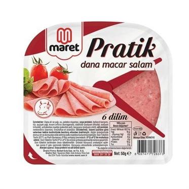 Onur Market içinde 23,1 TL fiyatına Maret Pratik Macar Salam 50 gr fırsatı