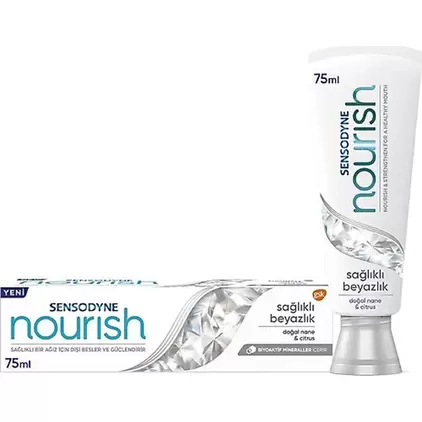 Gün Süpermarket içinde 169,96 TL fiyatına SENSODYNE 75ML NOURISH BEYAZLIK fırsatı