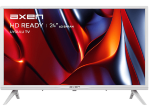 Media Markt içinde 3399 TL fiyatına AXEN AX24LEDE09-B 24 inç 60 Ekran Uydu Alıcılı HD-ready LED TV Beyaz fırsatı